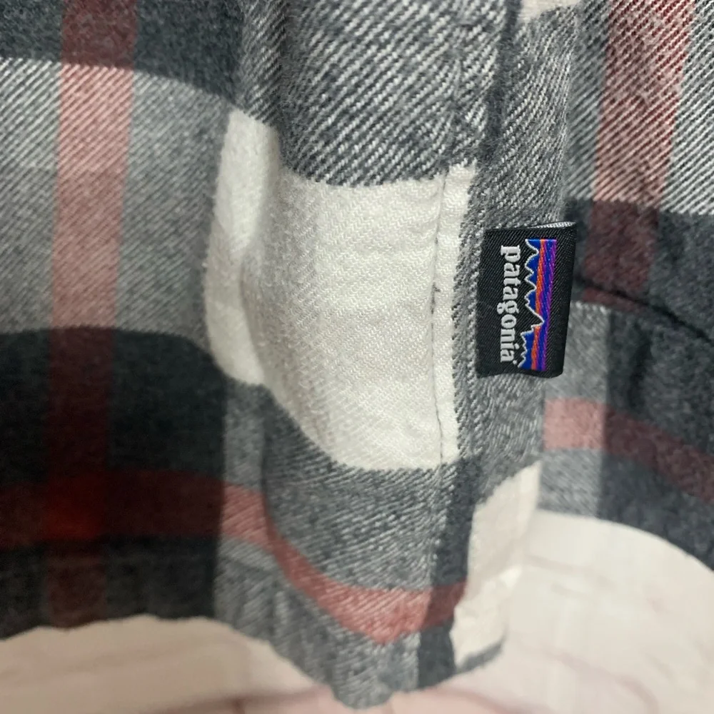 Patagonia Organic Cotton Plaid Flannel Shirt Size XXL - Picture 4 of 6
